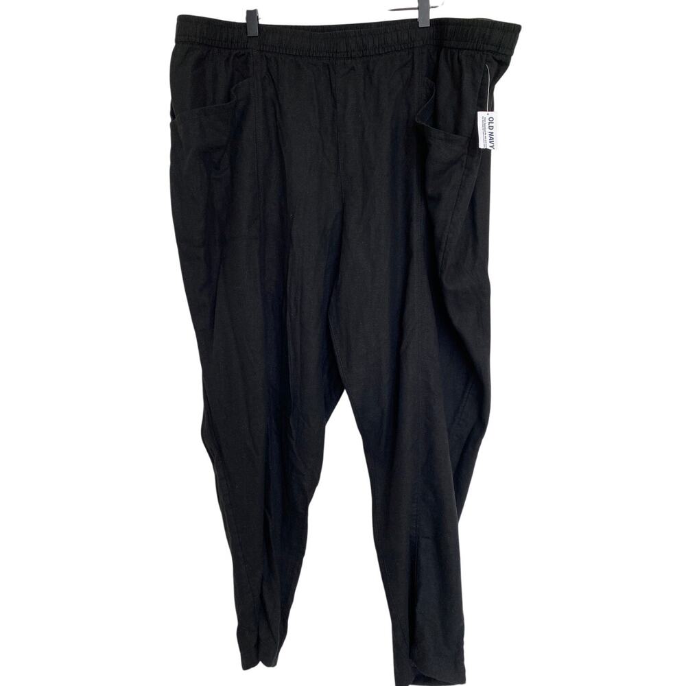 Old Navy Pants Womens XXL Linen Vacation Beachwear Beachy Capsule Wardrobe